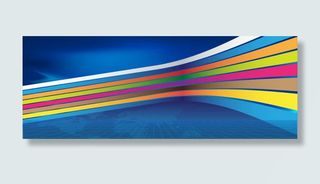 彩色动感线条背景