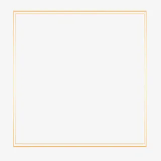 金色边框节日元素免抠