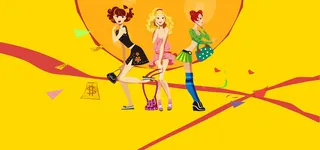 黄色扁平化背景高清