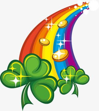 卡通彩虹素材免抠