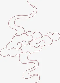 手绘云彩免抠