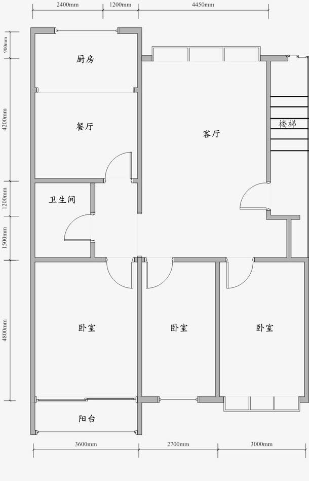 室内设计房屋平面图免抠