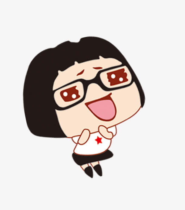 卡通女孩免抠