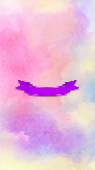 粉色水墨晕染H5背景高清