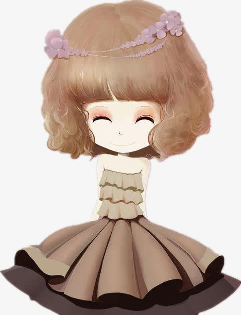 卡通女生免抠