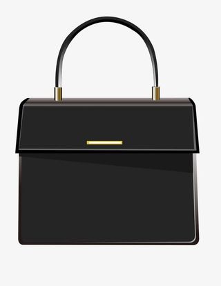 黑色公文包免抠