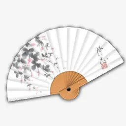 中国传统扇子中国风免抠