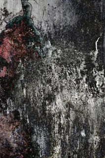 黑色破旧墙壁背景