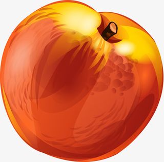 金色闪耀苹果免抠