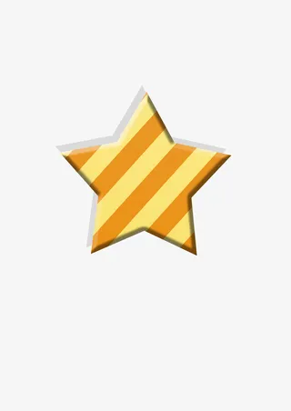 可爱立体的小星星免抠