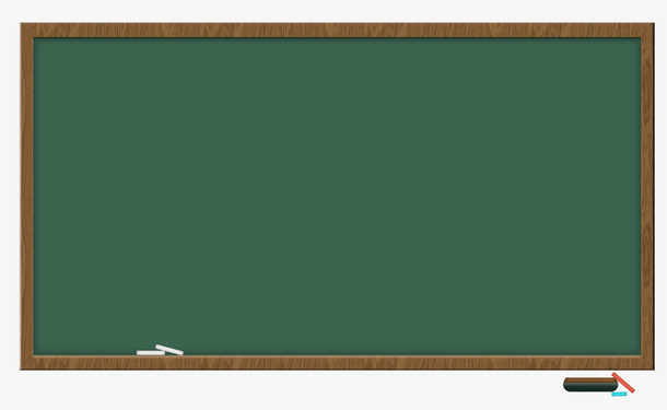 黑板 蓝色黑板 板子免抠