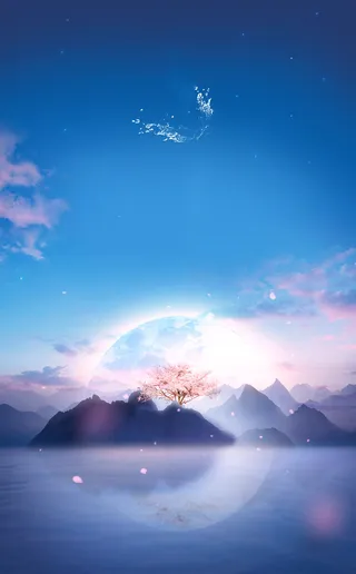 彩色星球H5背景高清