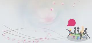 淘宝天猫双女装背景