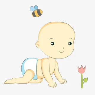 看花的孩子免抠