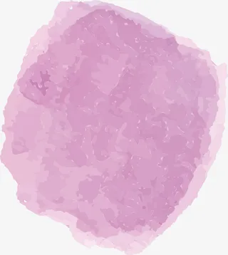 紫色清新涂料免抠