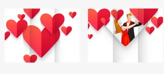 矢量三折页免抠