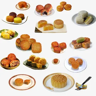 中秋月饼免抠