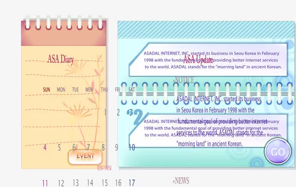 彩色方形菱角线条免抠