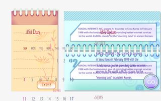 彩色方形菱角线条免抠