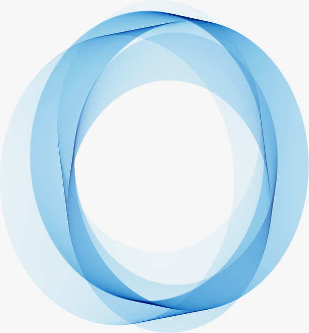 抽象圆圈边框免抠