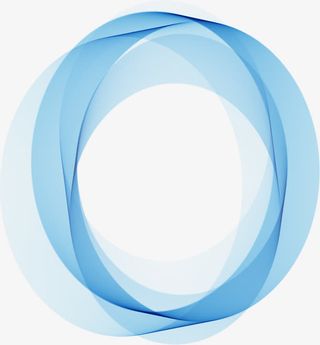 抽象圆圈边框免抠