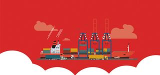 红色校园招聘海报banner高清