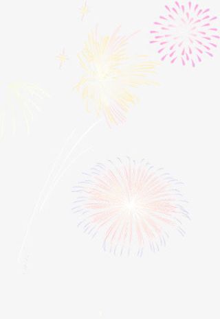 璀璨烟花跨年背景