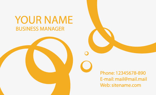 多个色彩名片背景模板