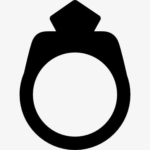 结婚戒指图标免抠