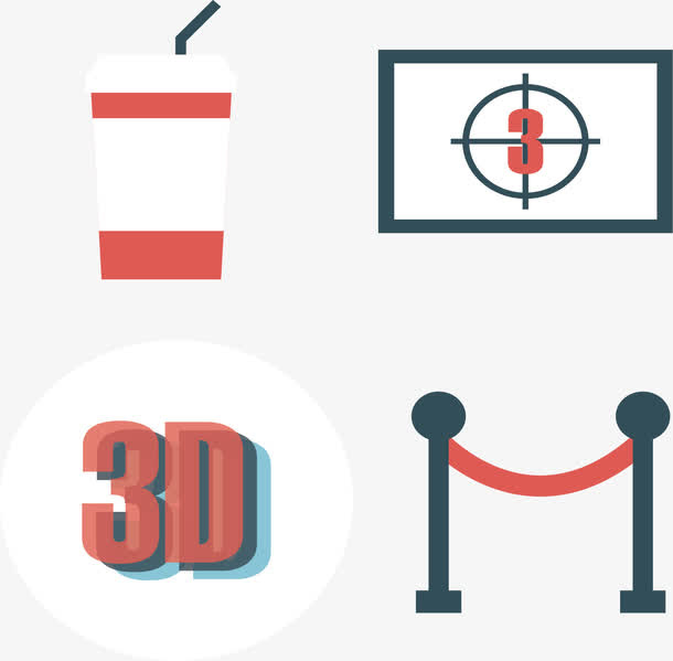 电影院检票口免抠