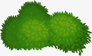 手绘草丛素材免抠