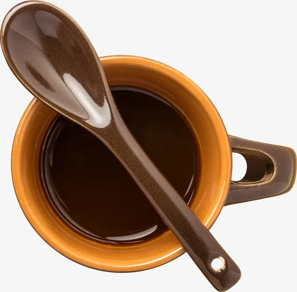 咖啡杯顶部素材免抠