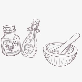 矢量中药美容免抠