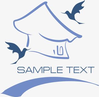 简易矢量房子图标免抠