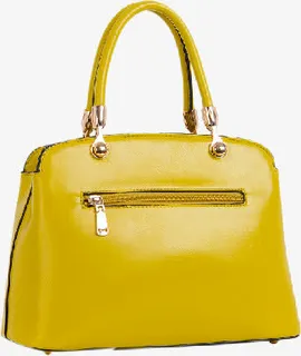 黄色纹理品牌贝壳包免抠