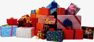 高清创意礼盒包装形状免抠