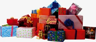 高清创意礼盒包装形状免抠