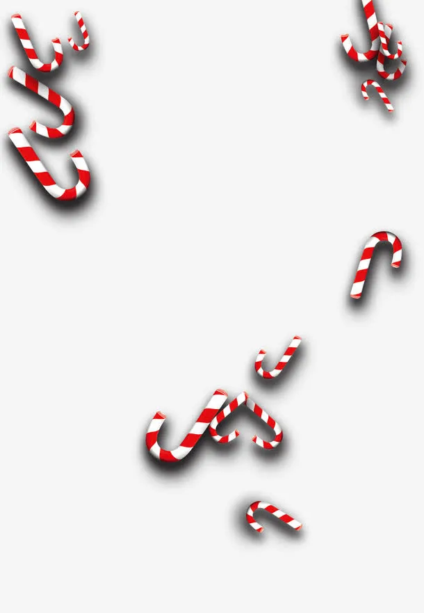 圣诞糖果装饰免抠