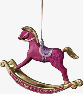 圣诞节小马装饰图片免抠