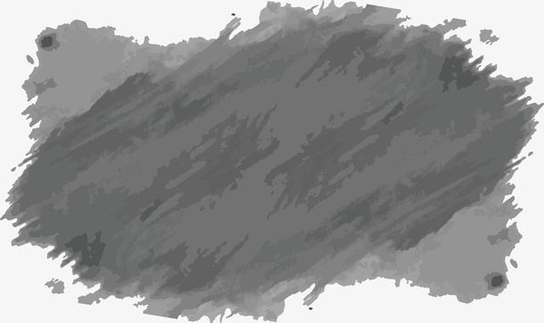 矢量黑色水墨笔触免抠装饰效果特效元素