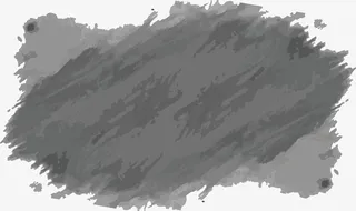 矢量黑色水墨笔触免抠装饰效果特效元素