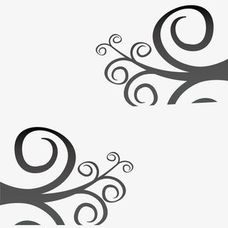 欧美风格螺旋花纹矢量素材免抠