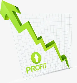 矢量手绘折线图免抠