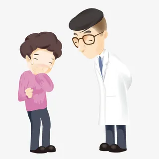 矢量图案素材健康体检老人免抠