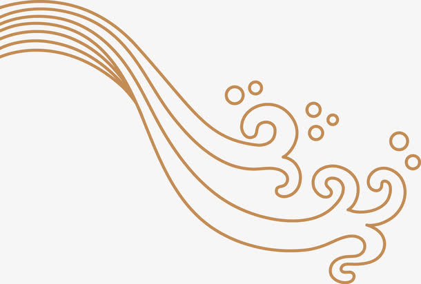 泡泡古典水纹免抠