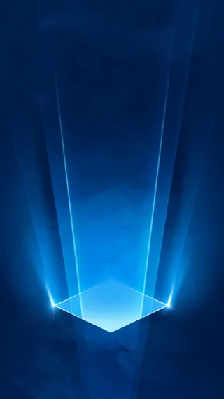 蓝色光效科幻H5背景高清