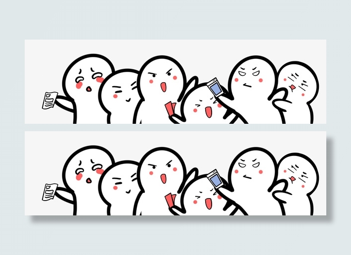 可爱卡通人物元素免抠