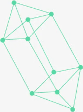 几何体绿色线条几何体装饰免抠