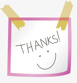 手绘几何边框便签贴纸免抠