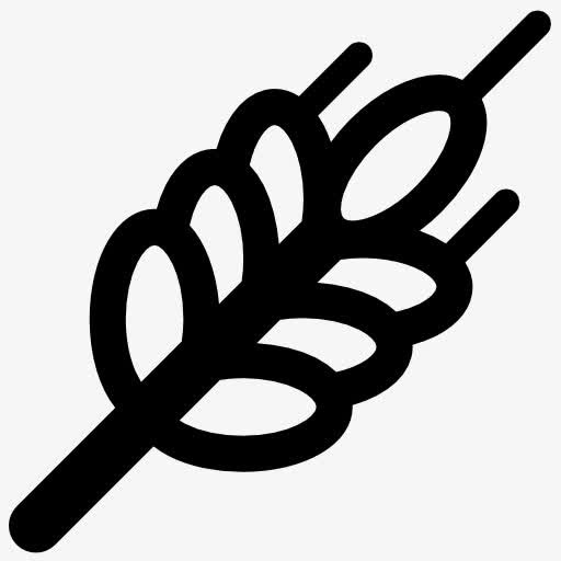 小麦叶图标免抠